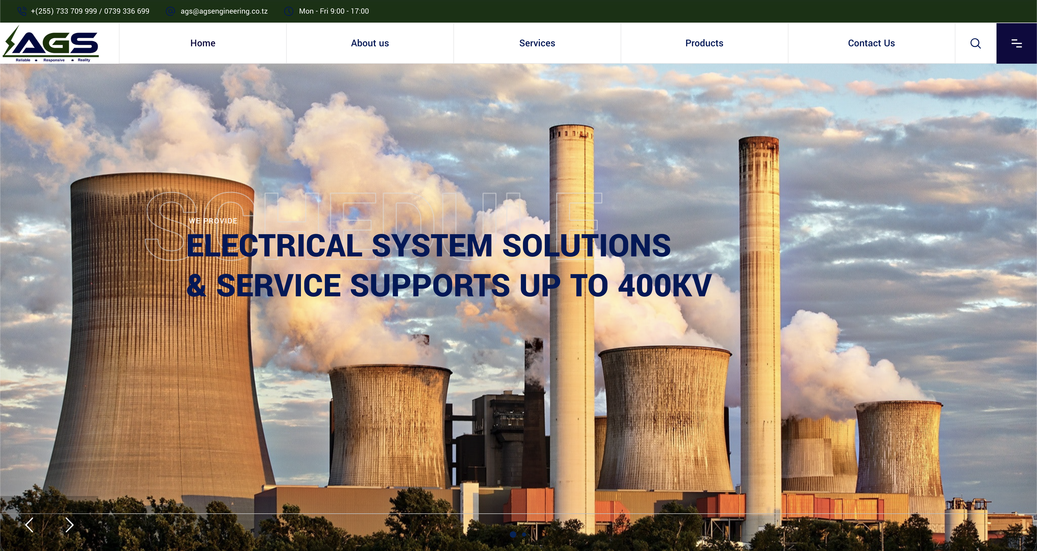 AGS Engineering website